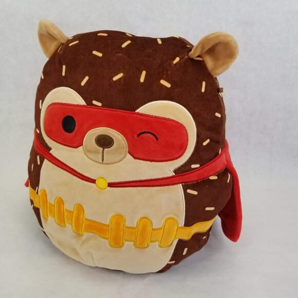Squishmallows Hans The Hedgehog 12” Superhero Costume Squad Cape Plush Animal - Picture 2 of 13